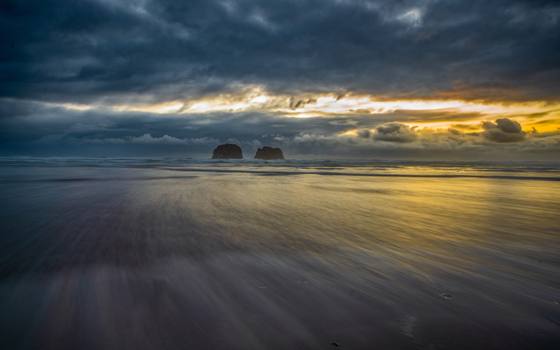 twin rocks oregon coast jeff kenn